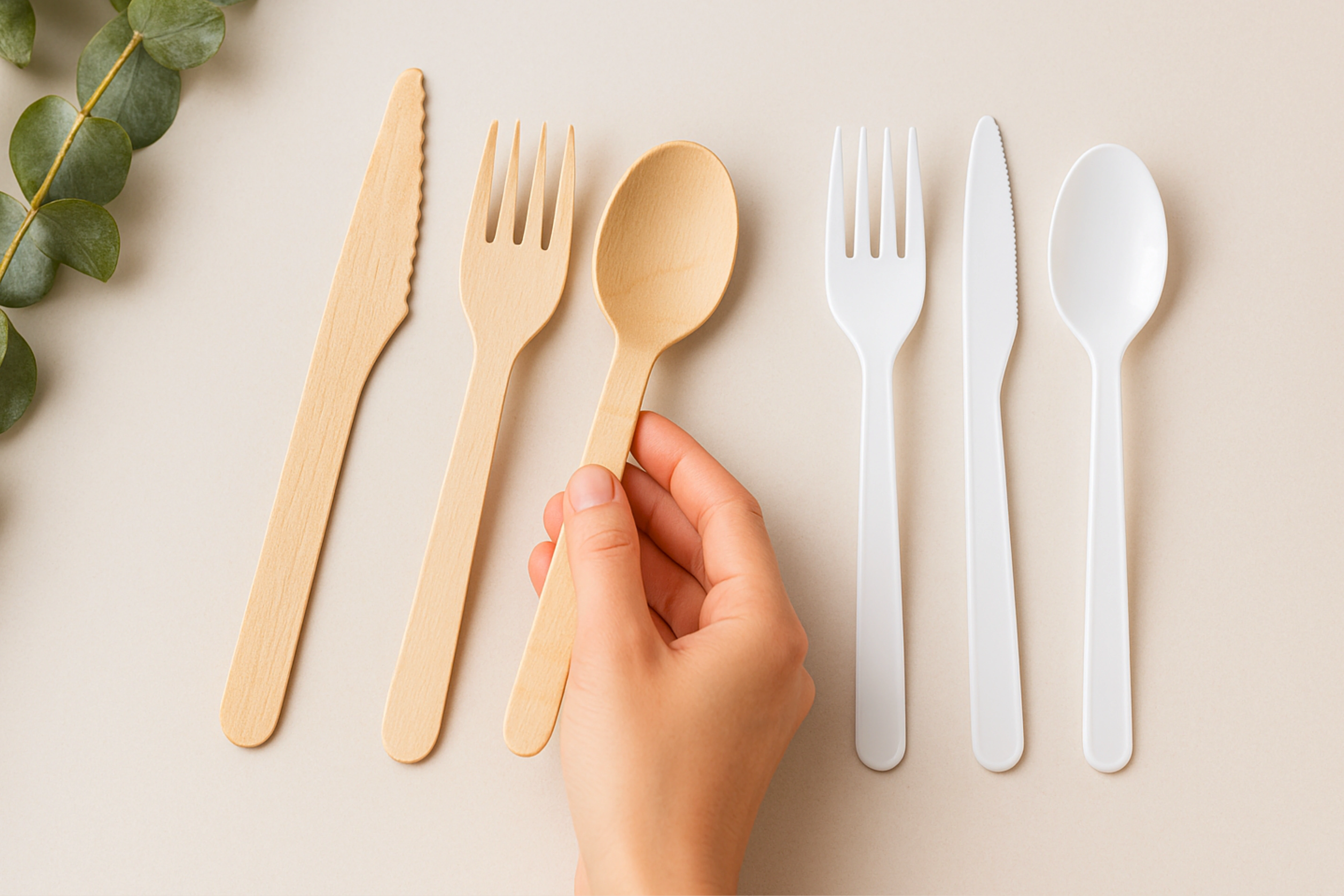 Wooden cutlery eco-friendly comparison