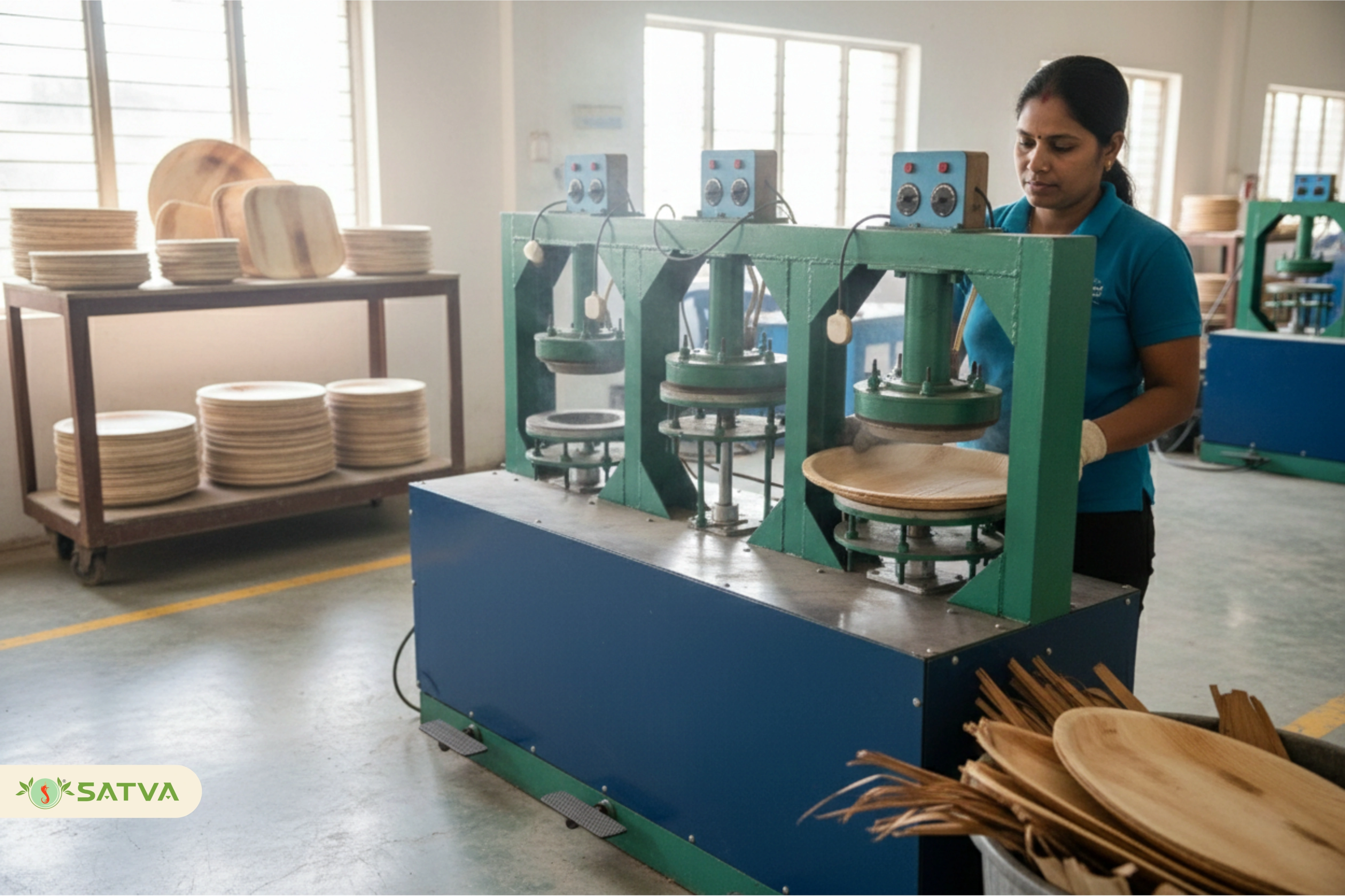 Heat-resistant areca leaf plates for hot foods