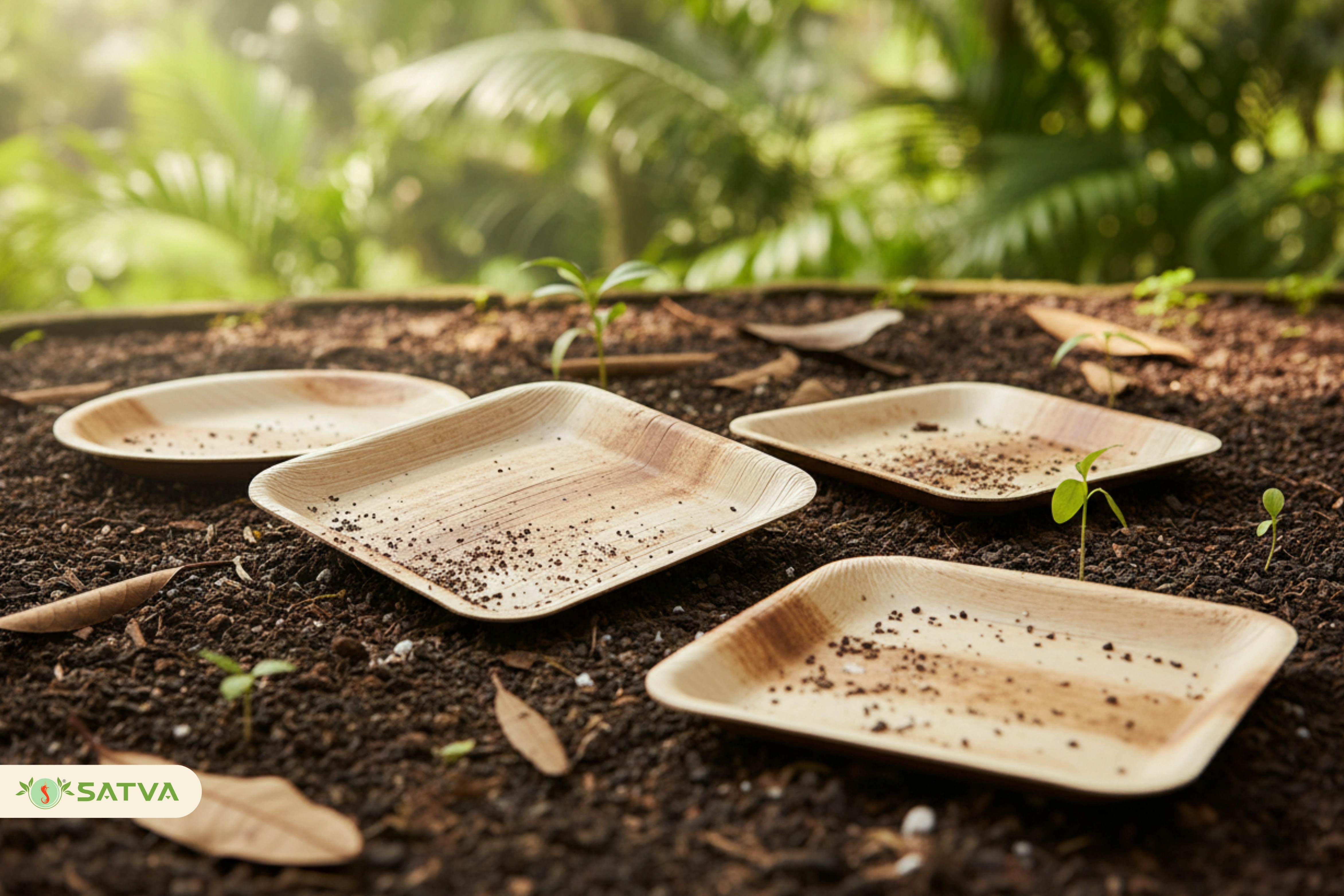 Areca leaf plates supporting Singapore's zero-waste vision
